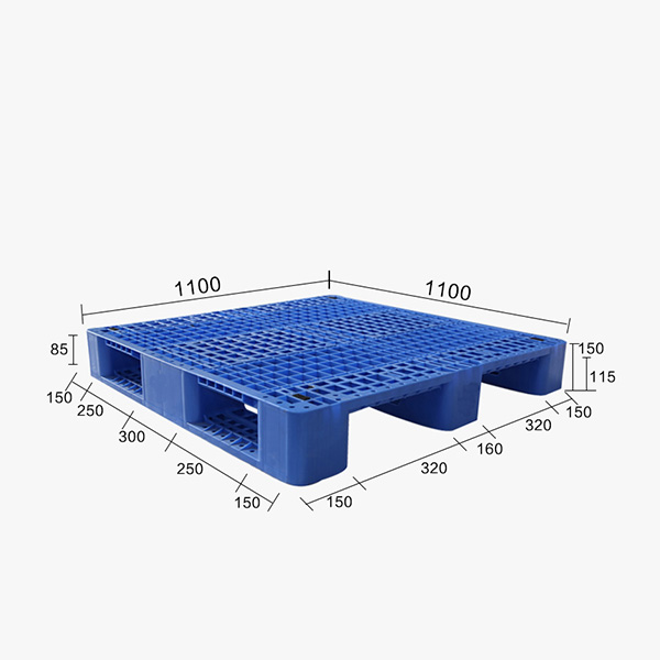 ZJ1111-155網(wǎng)格川字型塑料托盤(pán)
