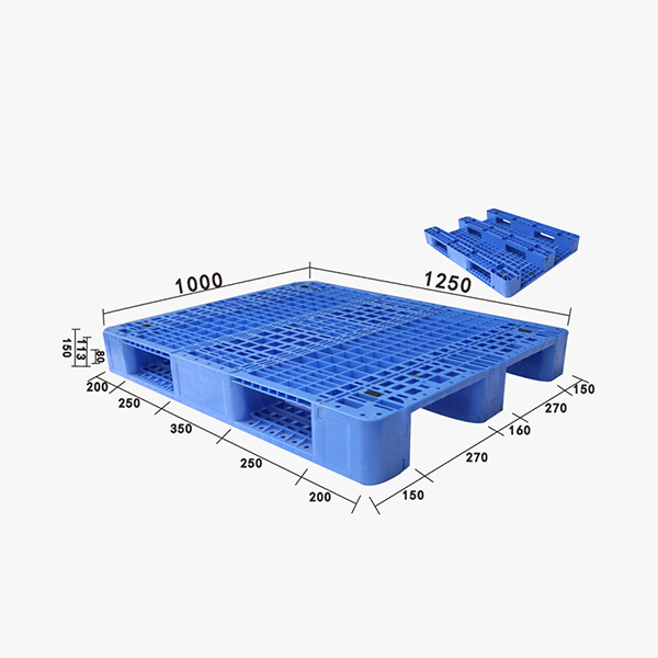 ZJ12510-150網(wǎng)格川字型塑料托盤